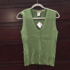 LL Bean V-neck sweater vest